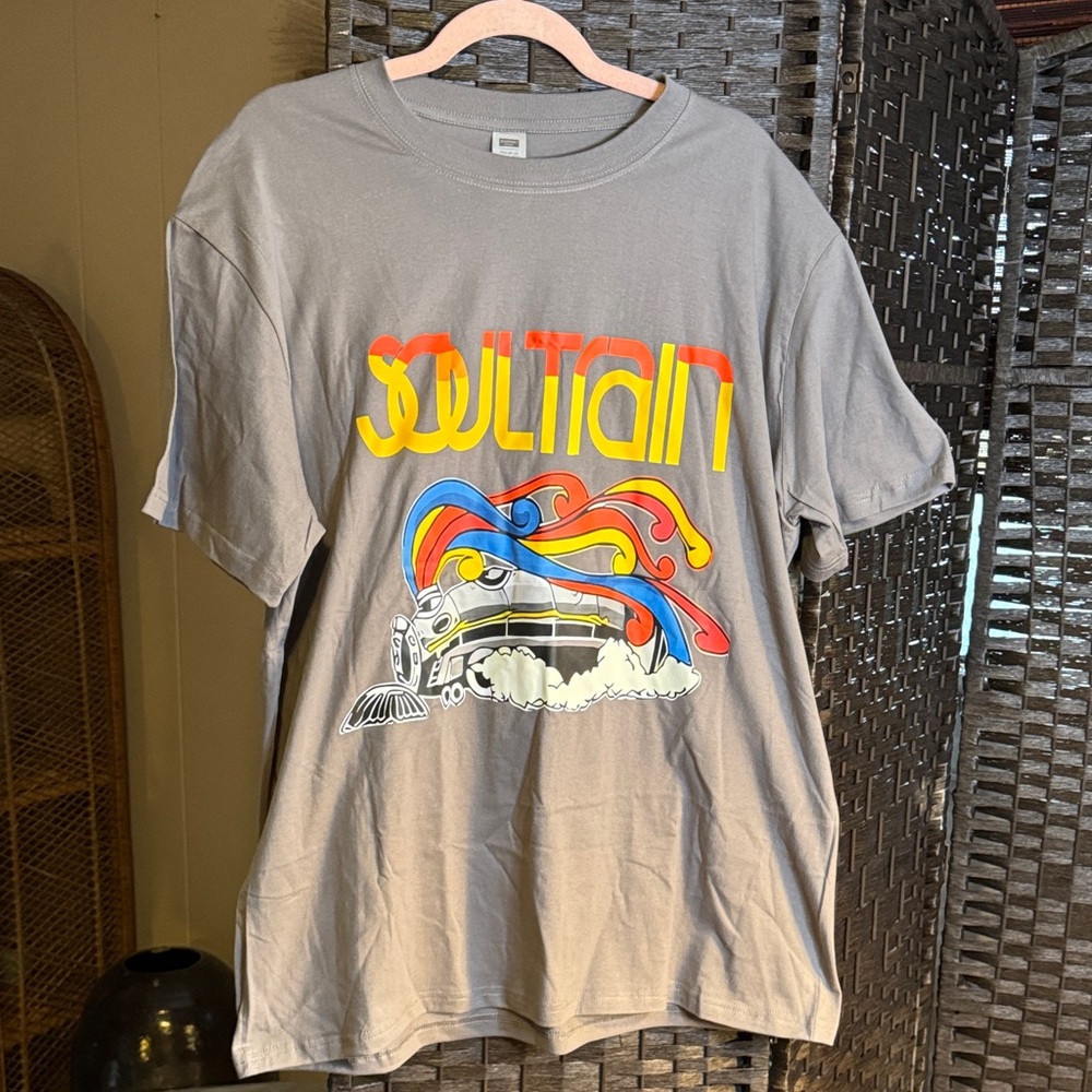 Soul Train Graphic Tee in Gray Unisex Mens XL - Picture 2 of 4